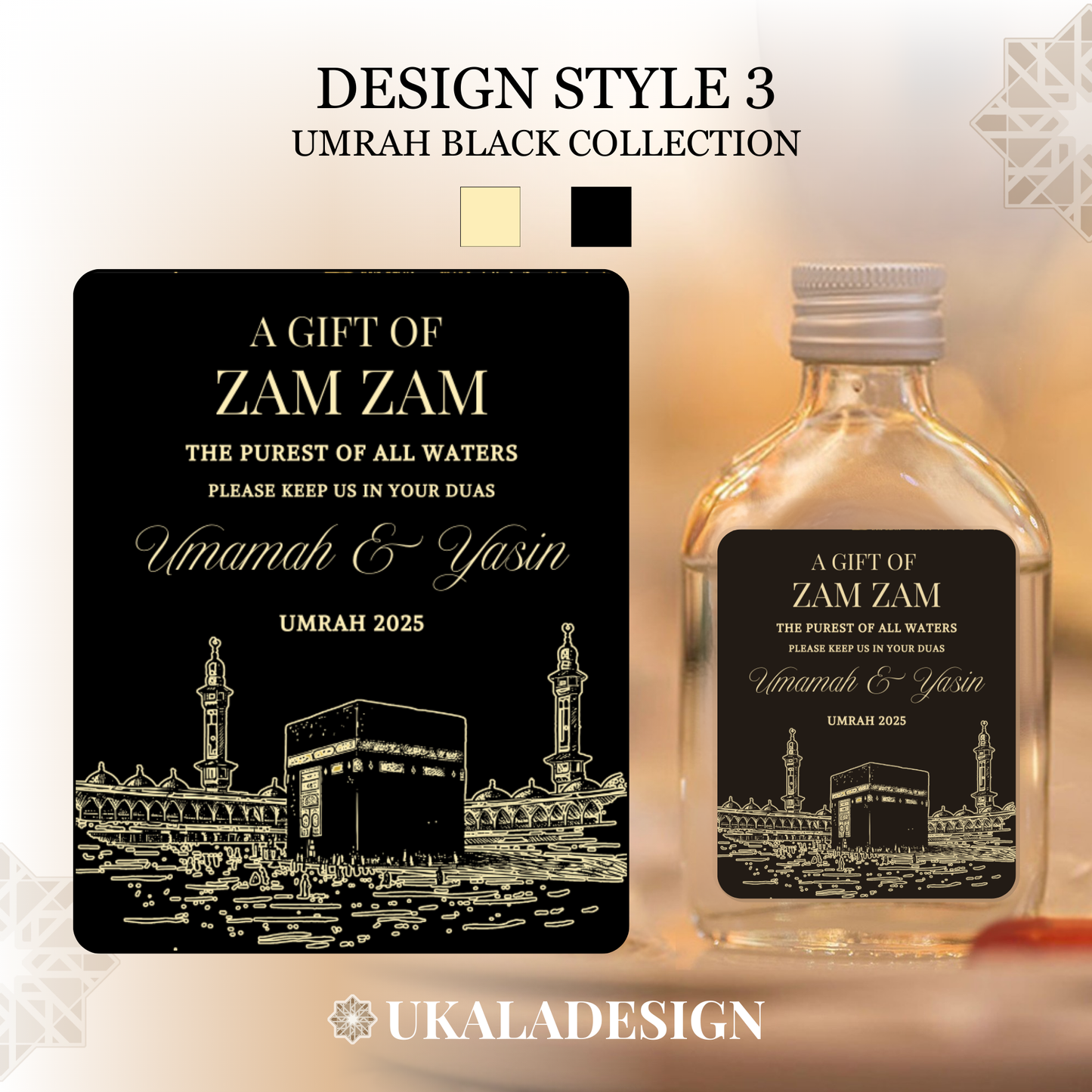 Umrah Black Collection - Zam Zam Labels