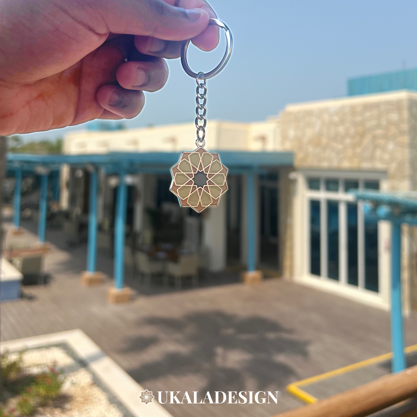 Abu Dhabi Shamsa Keyring