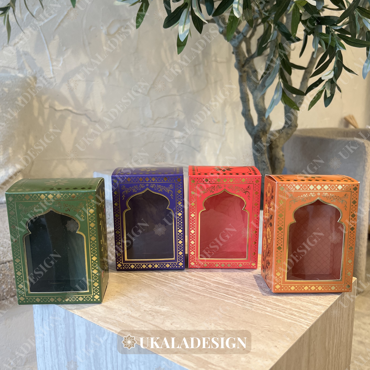 Luxury Jhumka & Gajra Gift Box - Mixed Colour