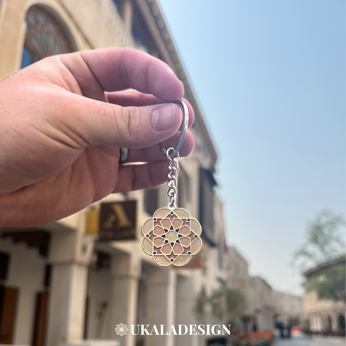 Abu Dhabi Rub El Hizb Keyring