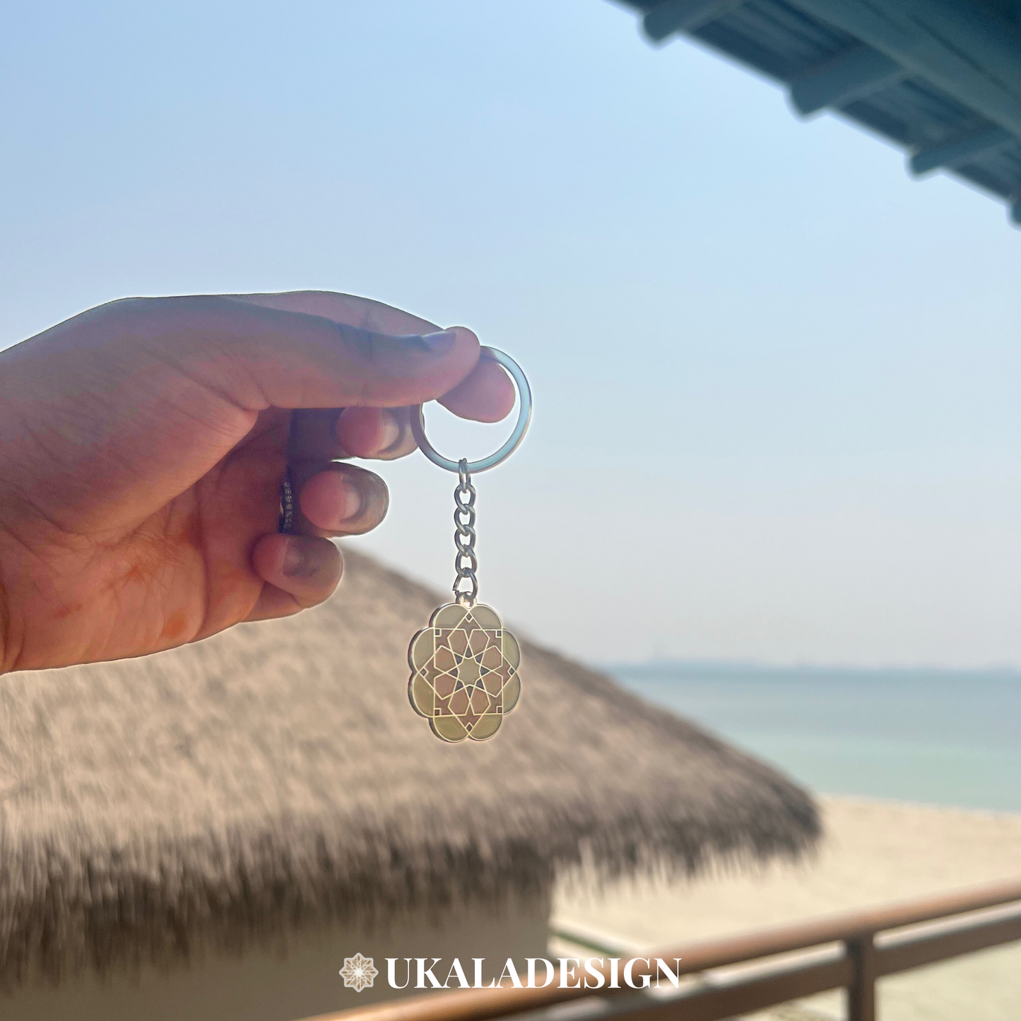 Abu Dhabi Rub El Hizb Keyring