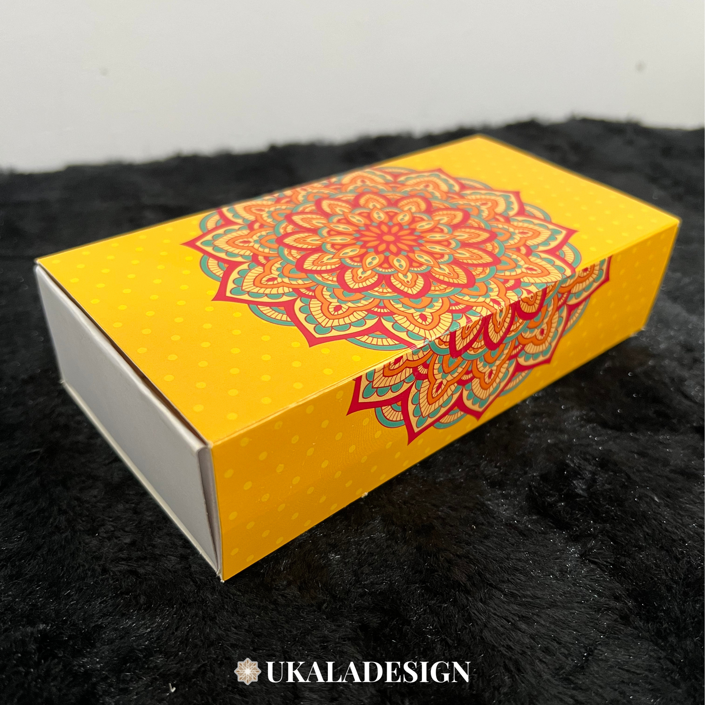 Mandala Favour Boxes - Yellow