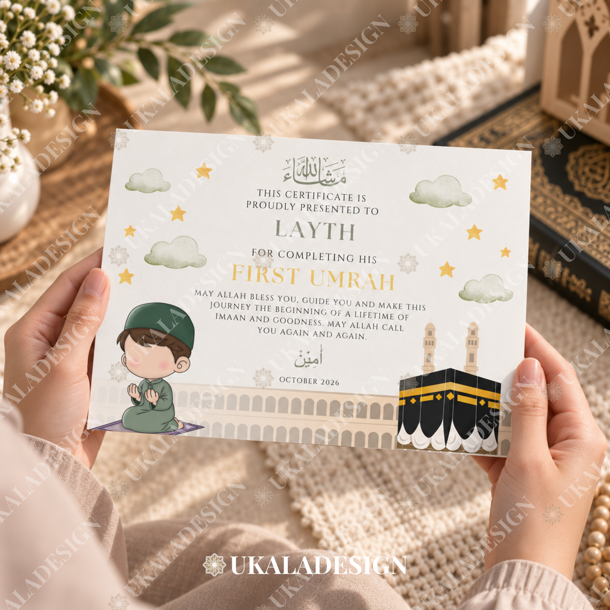 My First Umrah Certificate