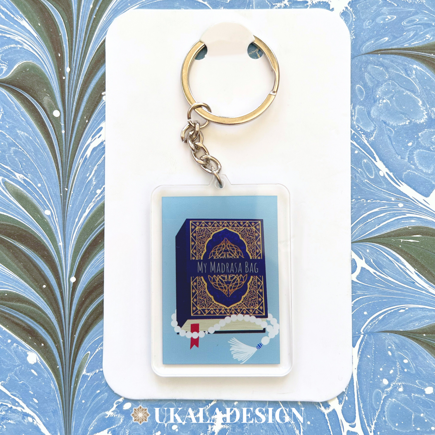 Madrasa Keyring - (Blue)