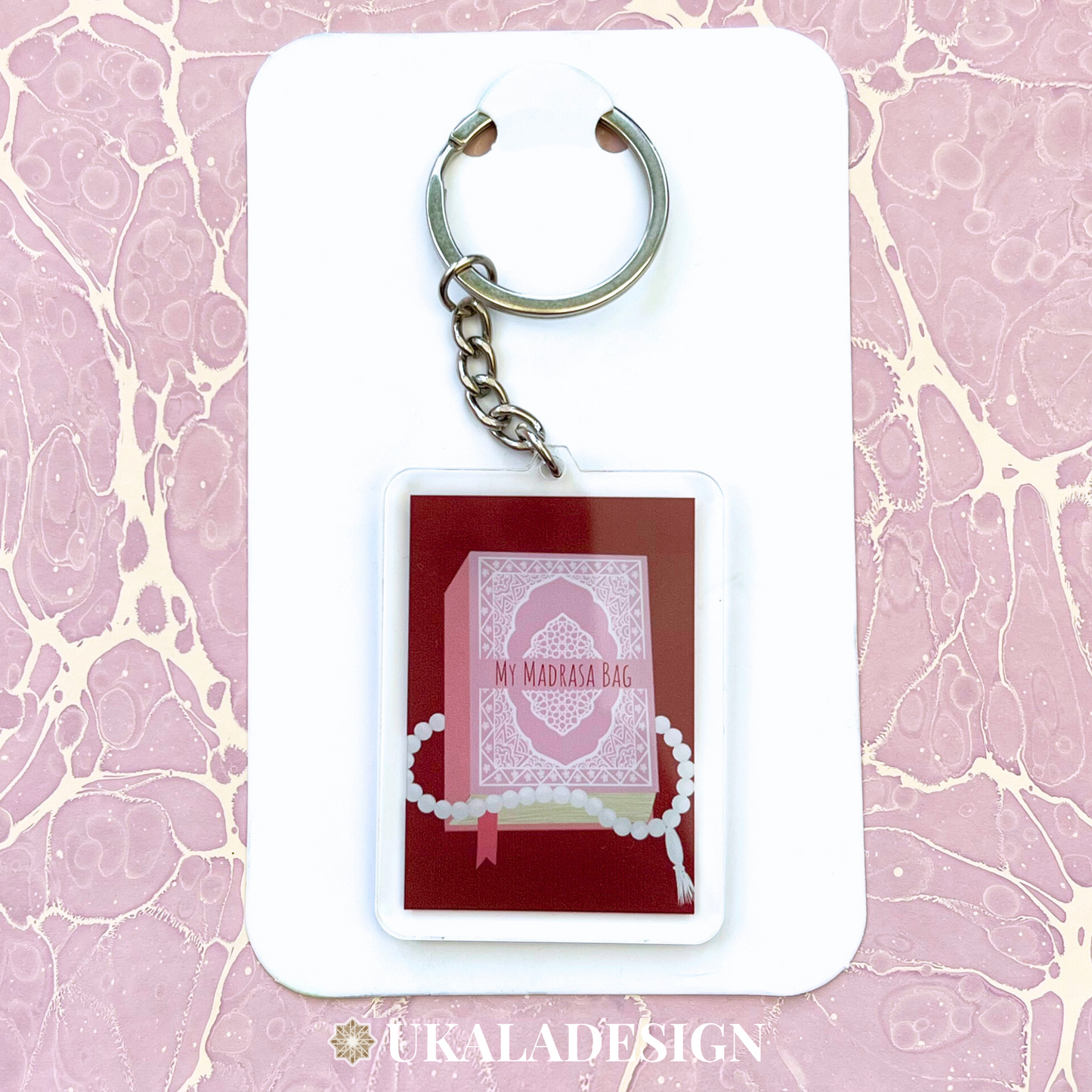 Madrasa Keyring - (Pink)