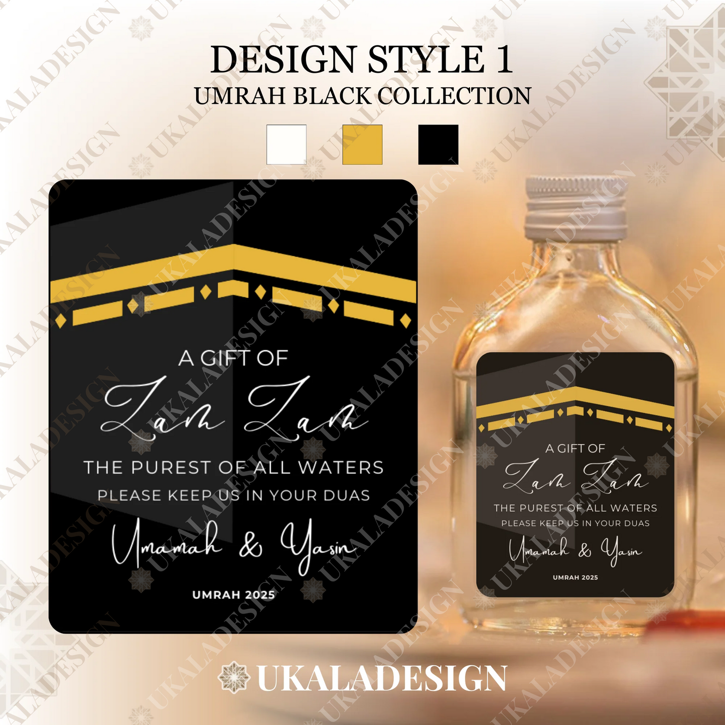 Umrah Black Collection - Zam Zam Labels