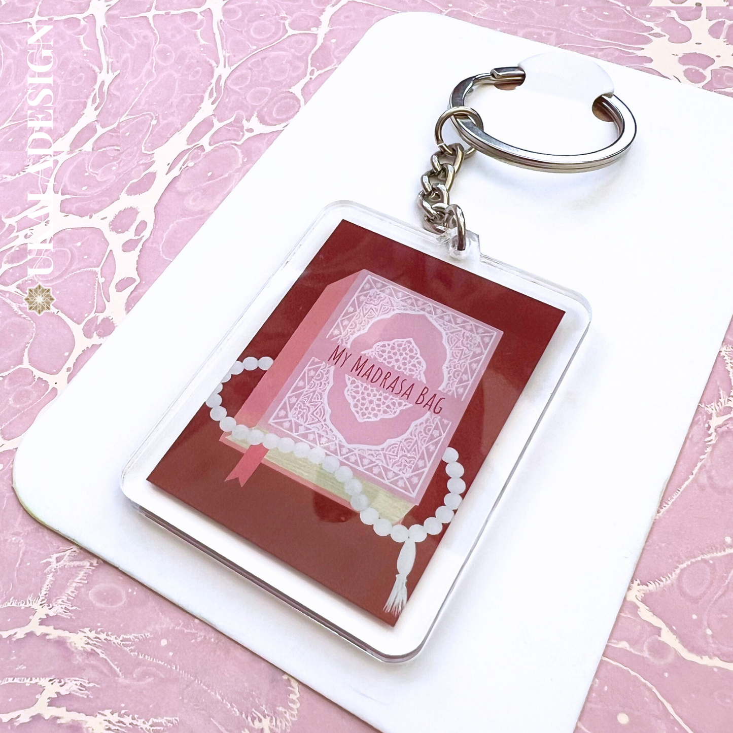 Madrasa Keyring - (Pink)