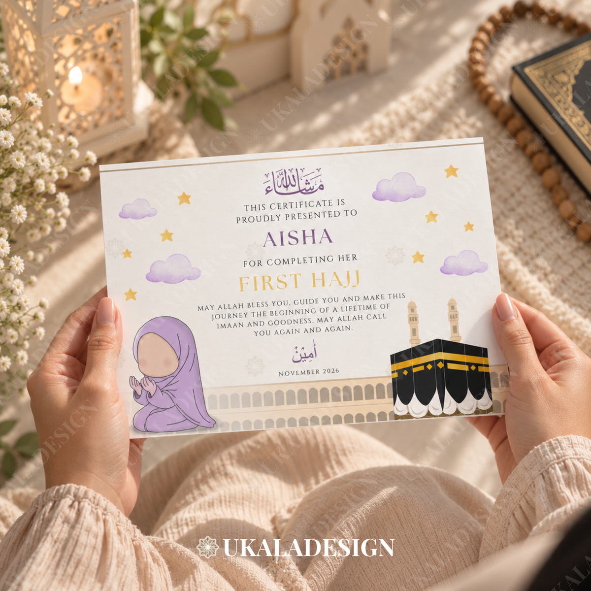 My First Hajj Certificate
