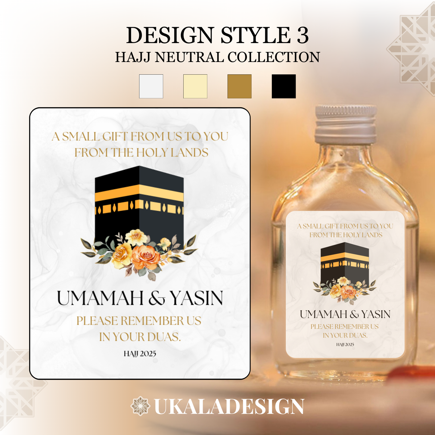 Hajj Neutral Collection - Zam Zam Labels