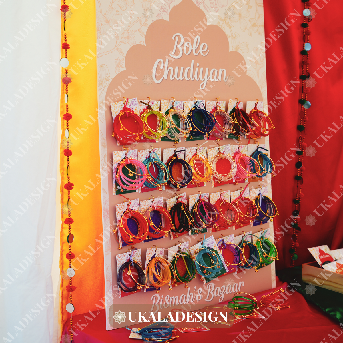 Bole Chudiyan Bangle Cards - Mehrab-e-Gul Design