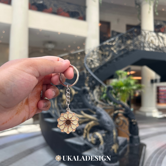 Abu Dhabi Shamsa Keyring