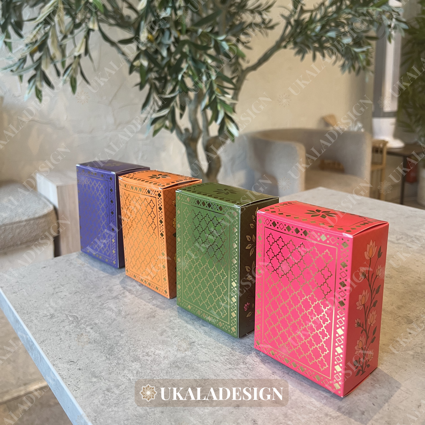 Luxury Jhumka & Gajra Gift Box - Mixed Colour