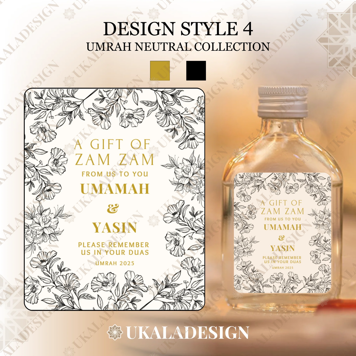 Umrah Neutral Collection - Zam Zam Labels