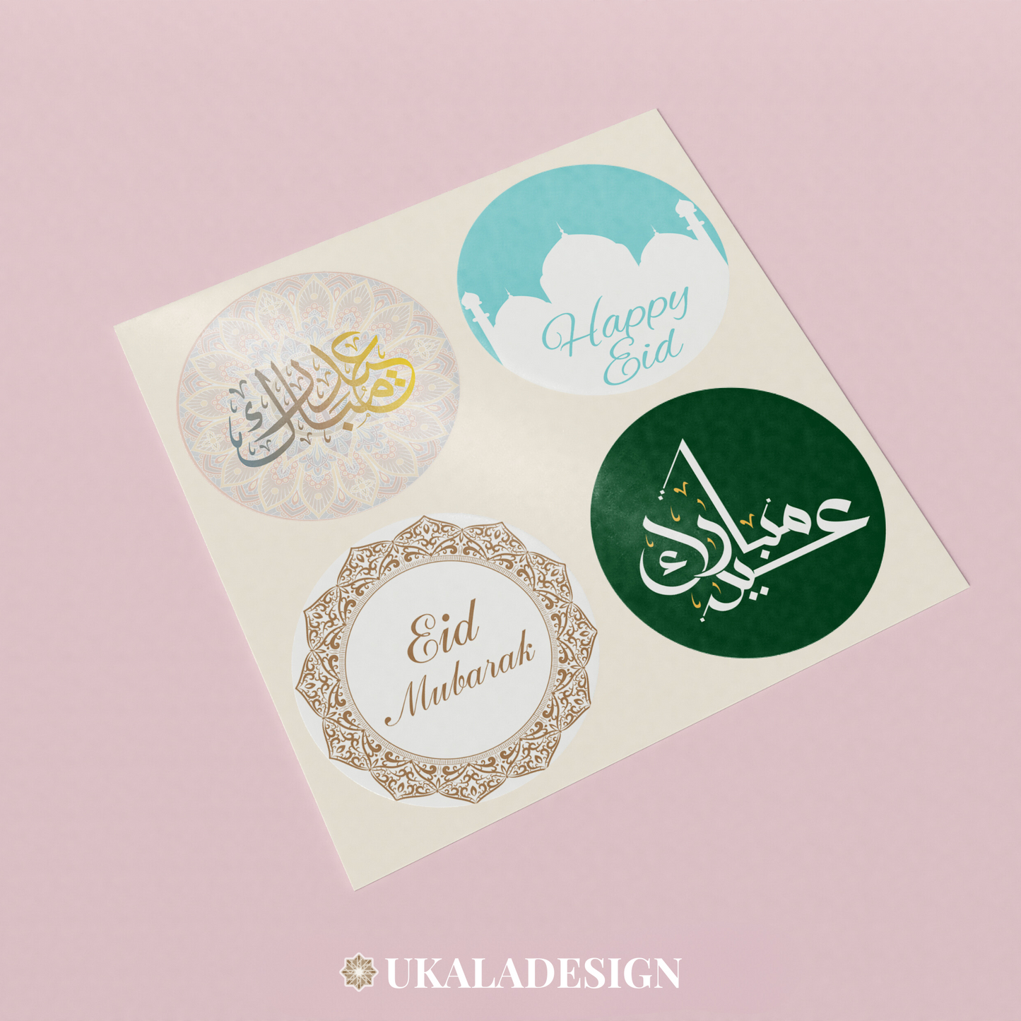 Eid Mubarak Stickers/Labels