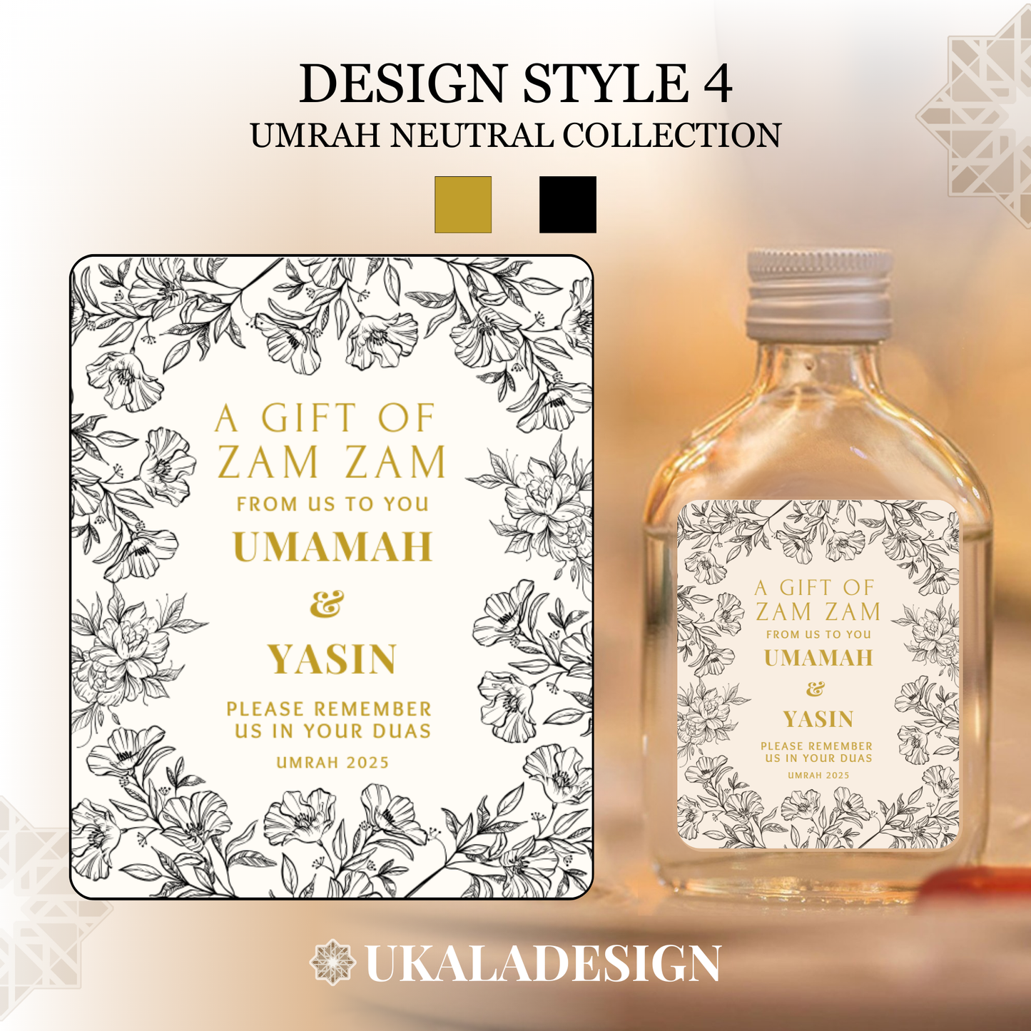 Umrah Neutral Collection - Zam Zam Labels