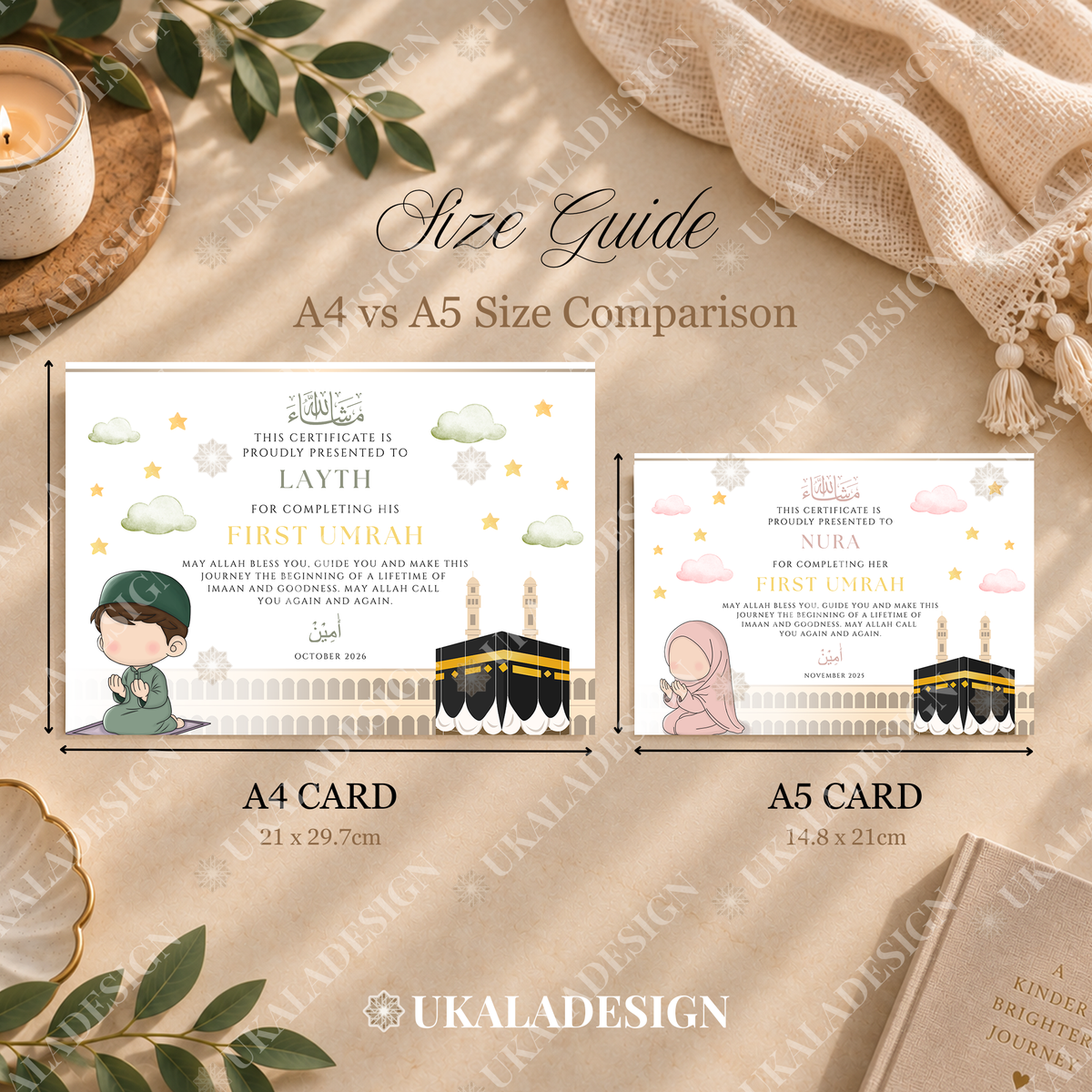 My First Umrah Certificate