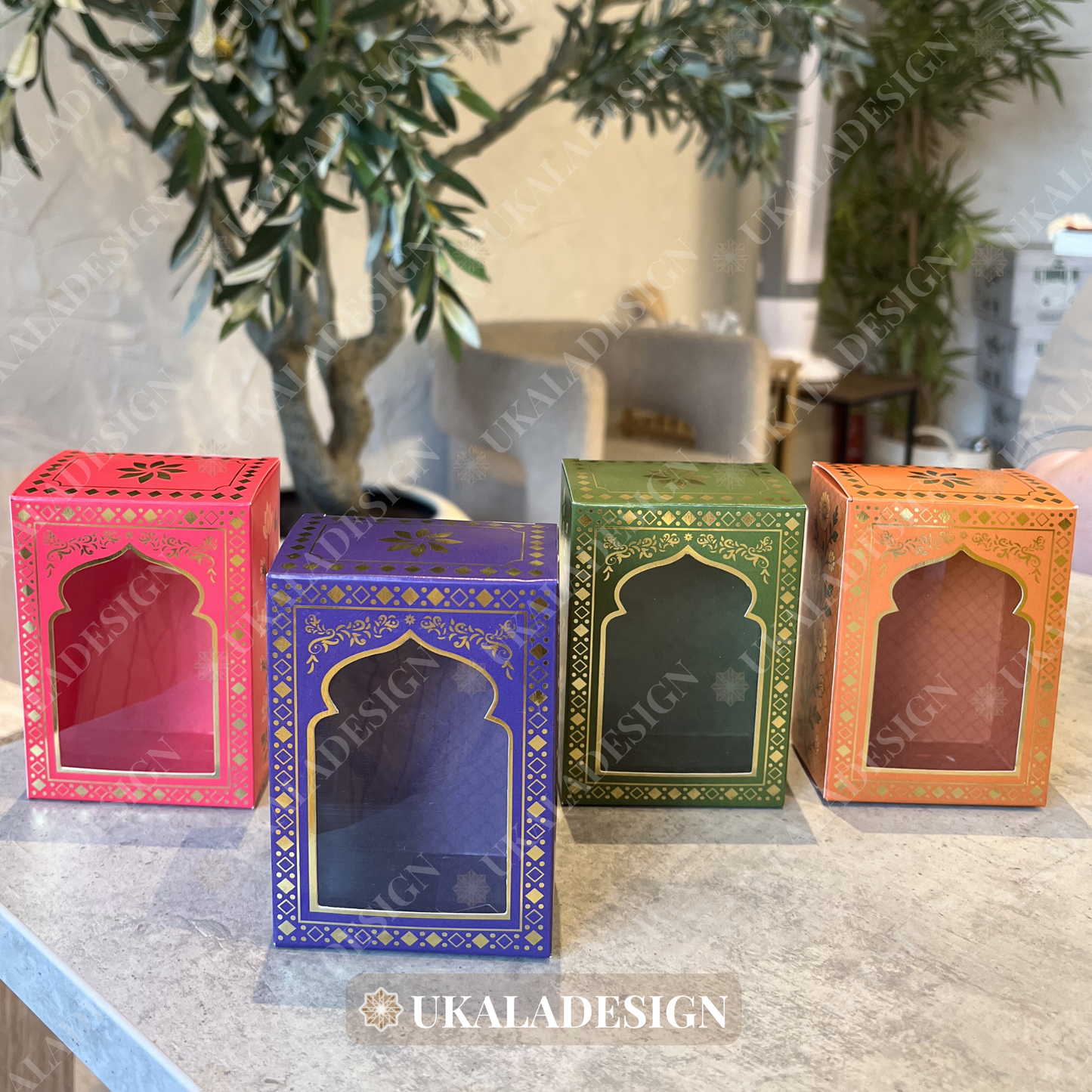 Luxury Jhumka & Gajra Gift Box - Mixed Colour