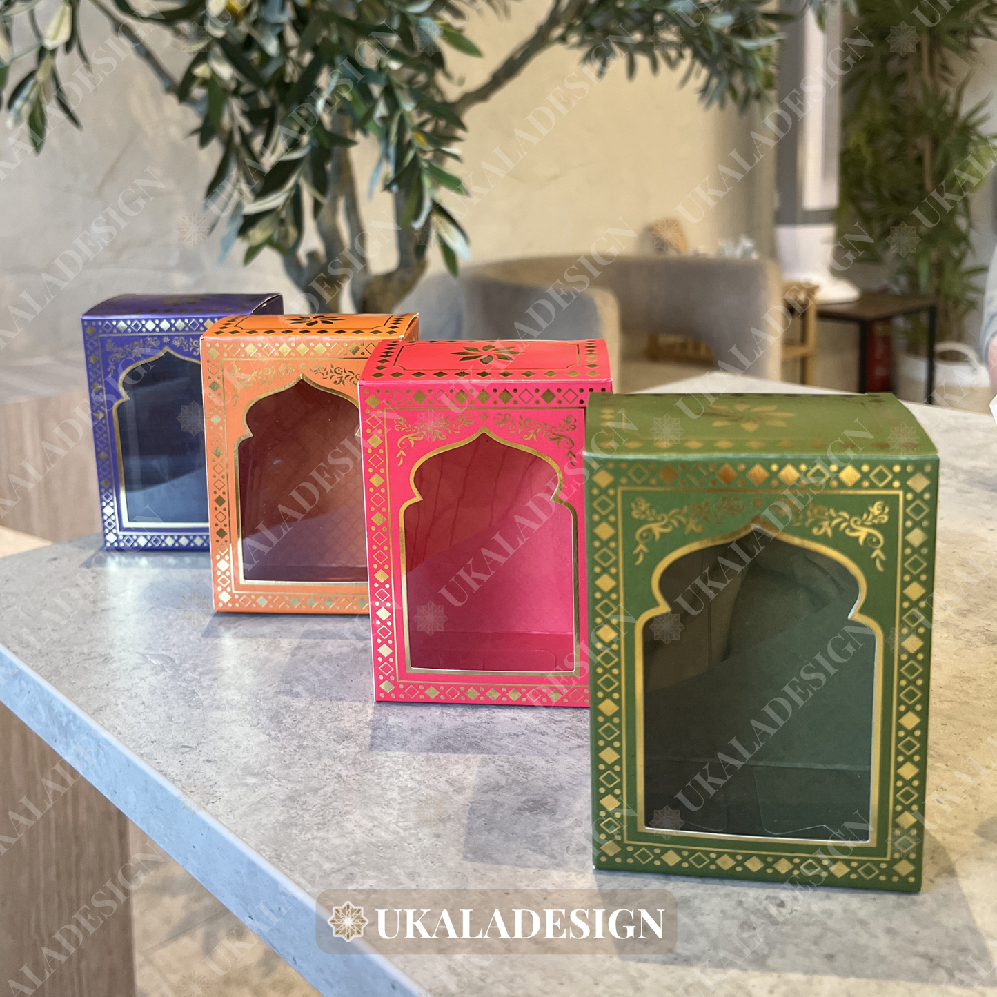 Luxury Jhumka & Gajra Gift Box - Mixed Colour