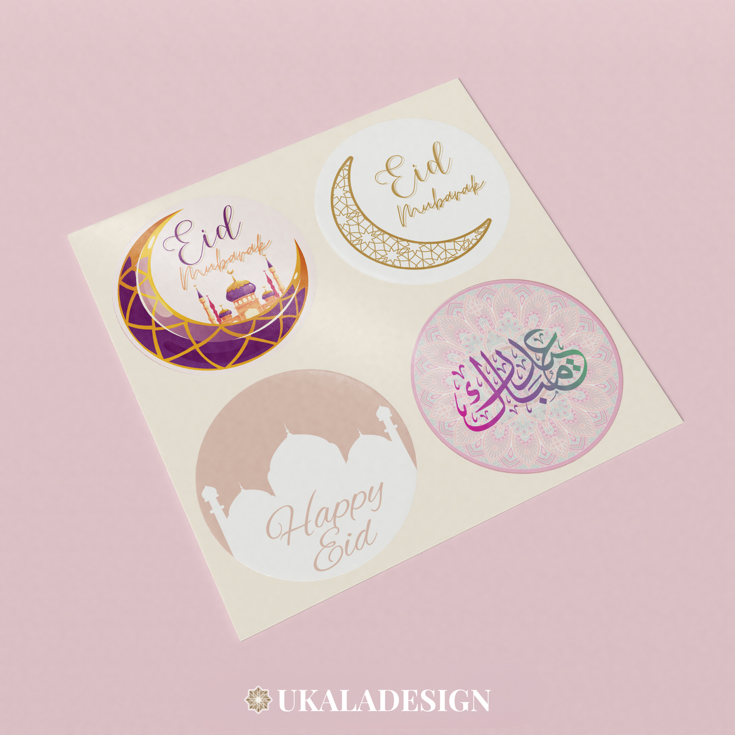 Eid Mubarak Stickers/Labels