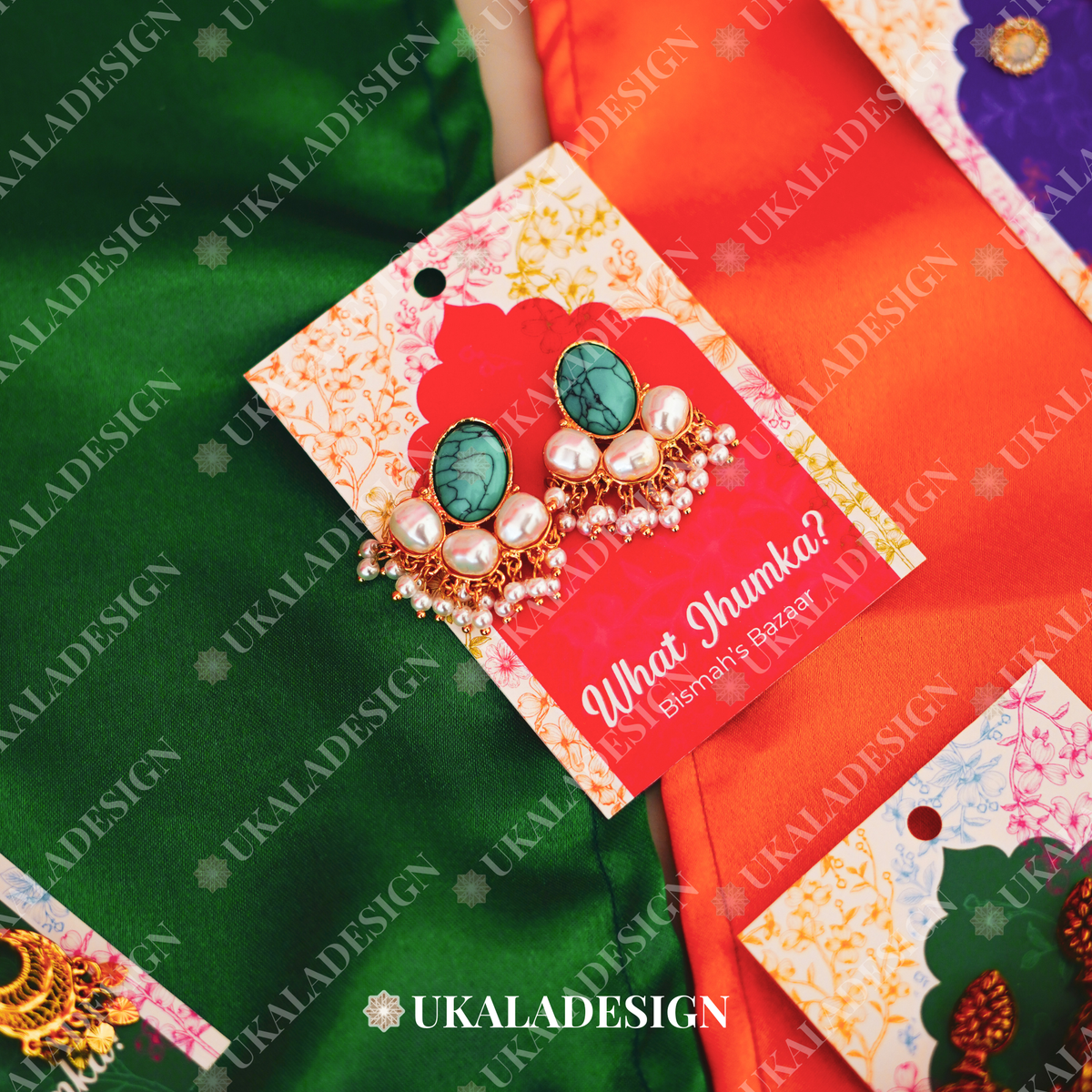 What Jhumka? Earring Cards - Mehrab-e-Gul Design