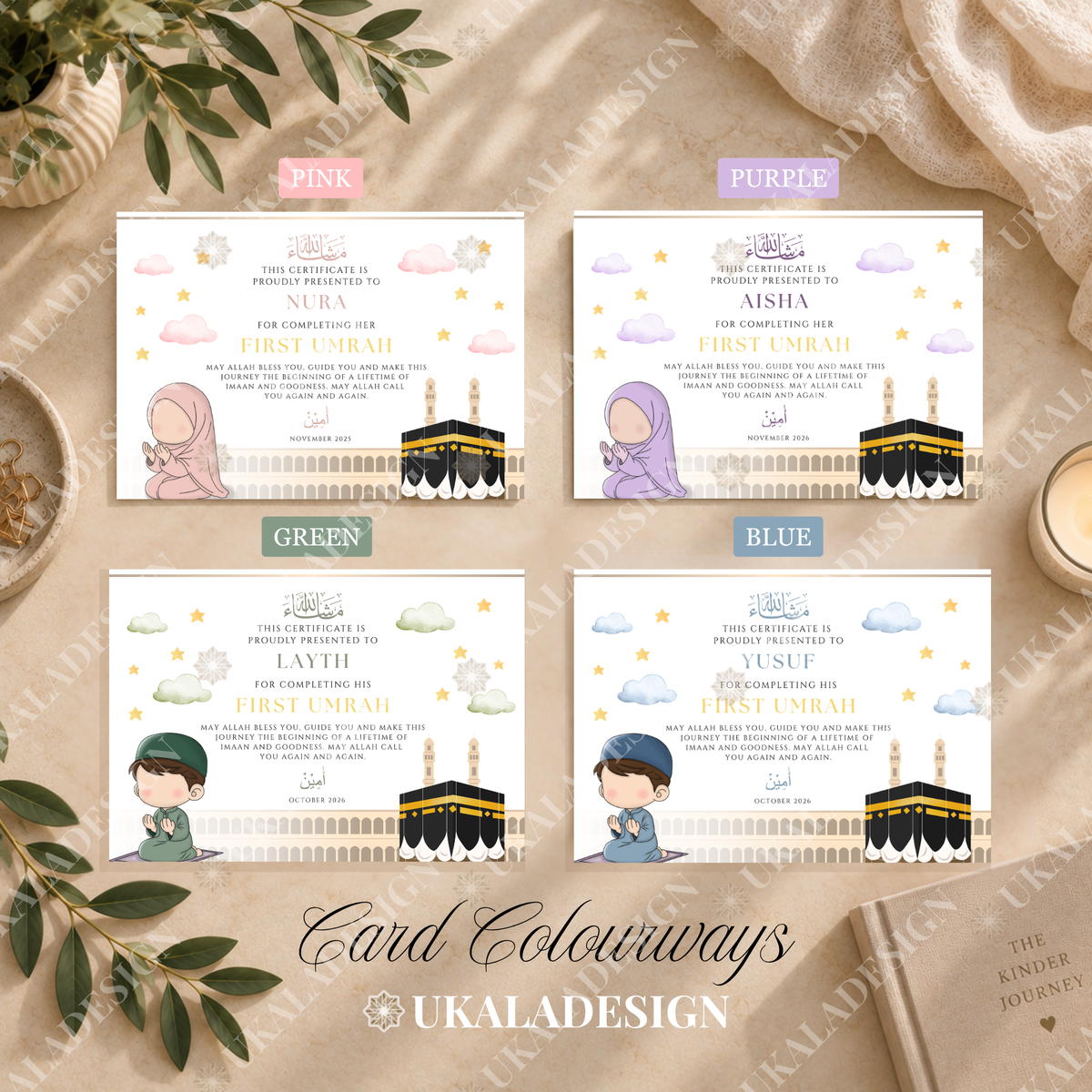 My First Umrah Certificate