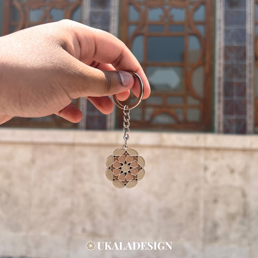 Abu Dhabi Rub El Hizb Keyring