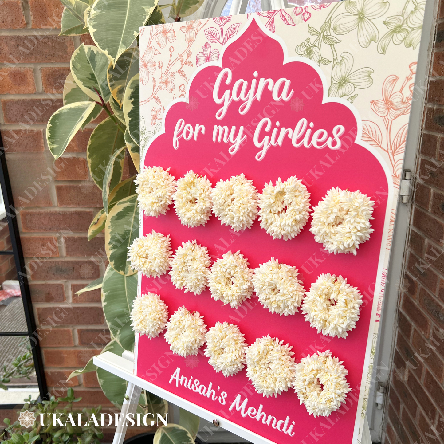 Gajra Display Board - Mehrab-e-Gul Design